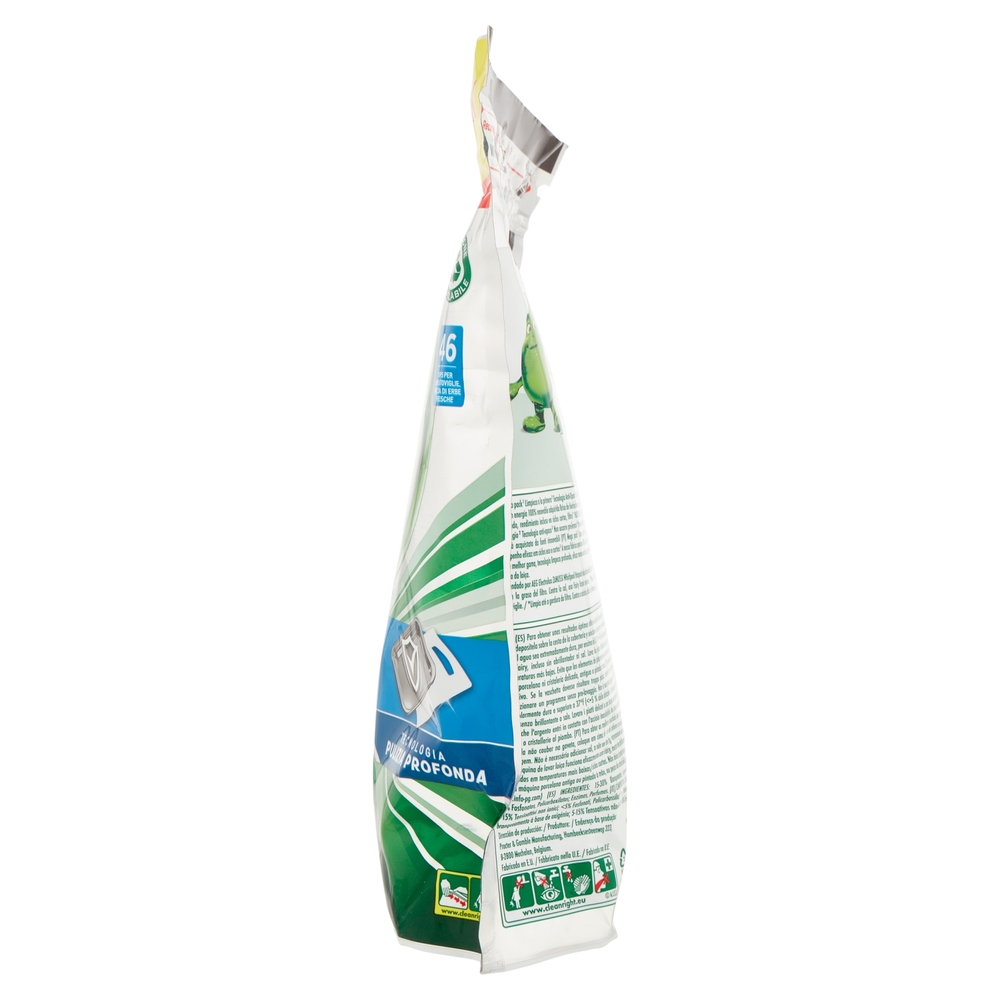 Fairy Pastiglie Lavastoviglie Platinum Plus Pulizia Profonda, Detersivo Piatti Erbe 46 Capsule 714 g